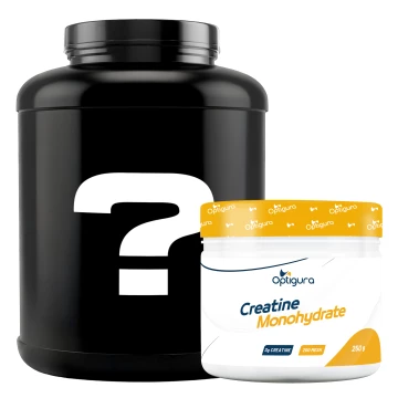 Pack whey concentrée + créatine Optigura