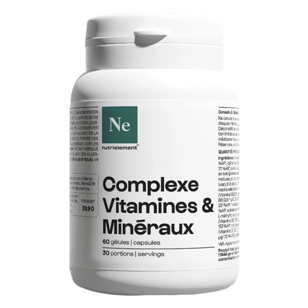 Complexe Vitamines & Minéraux - Nutrielement