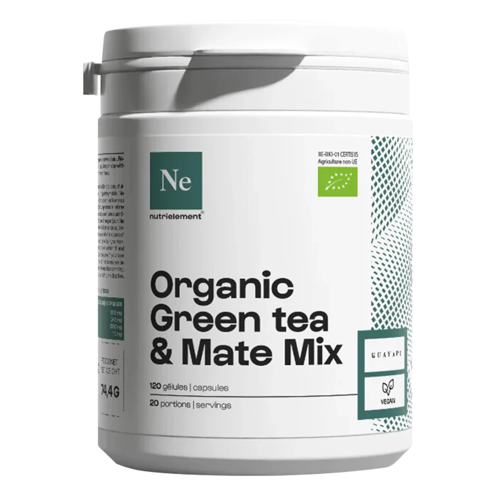 Organic Green Tea & Mate Mix - Nutrielement